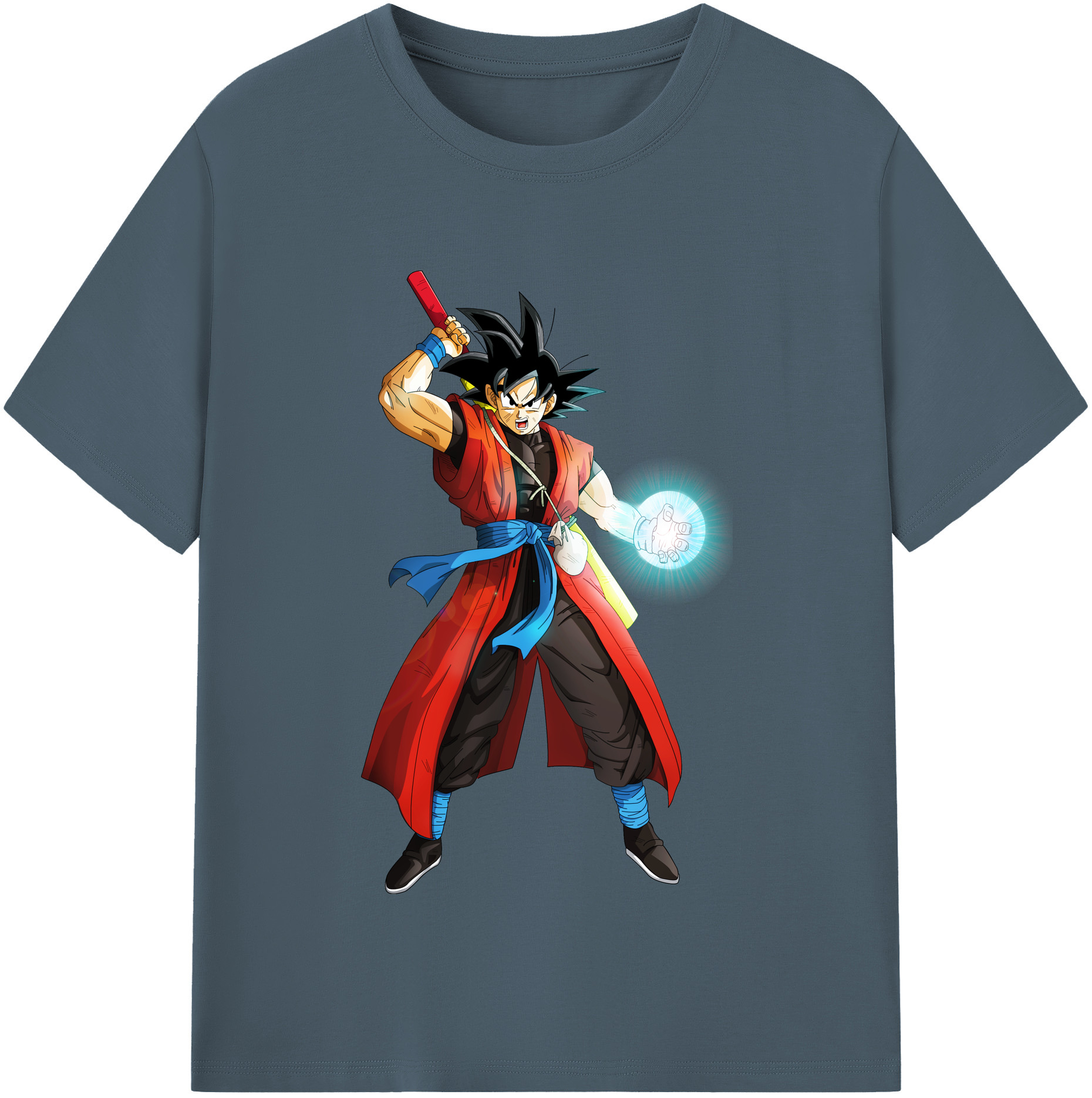 （画像用） ドラゴンボール 孫悟空（そん ごくう）Son Goku カカロット DRAGON BALL Kakarotto 綿100％半袖Tシャツ（フロントプリント）